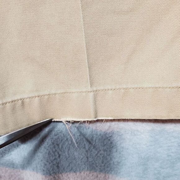 L.L. Bean Pants Mens 35 Tan Chino Cotton Comfort Waist Flat Front Regular Fit - Picture 3 of 8